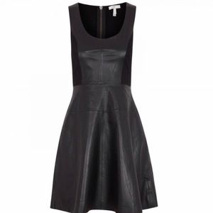 Joie Black Adamina Leather Dress